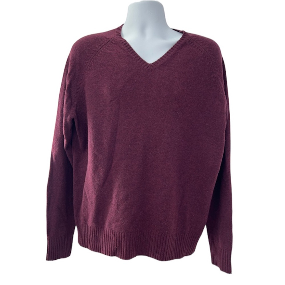 J. Crew Factory Lambswool V-Neck Sweater